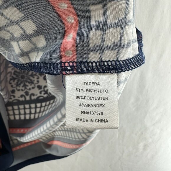 Tacera Sleeveless Shift Dress Women S Halter Tassel Tie Neck Geometric Red Black - Picture 10 of 10